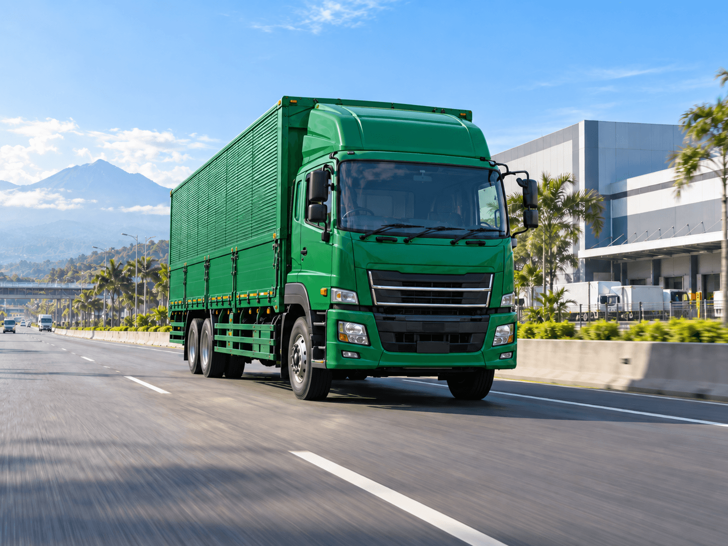 Logistics operations in an urban distribution corridor